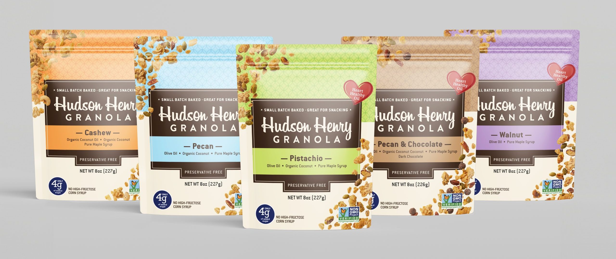 Hudson Henry Granola packaging bags