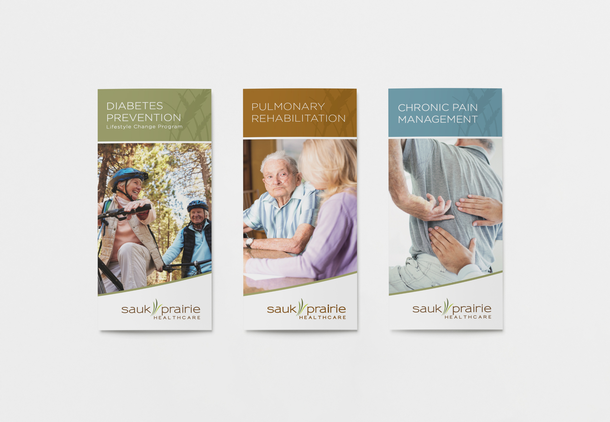 Sauk Prairie Health collateral print brochures