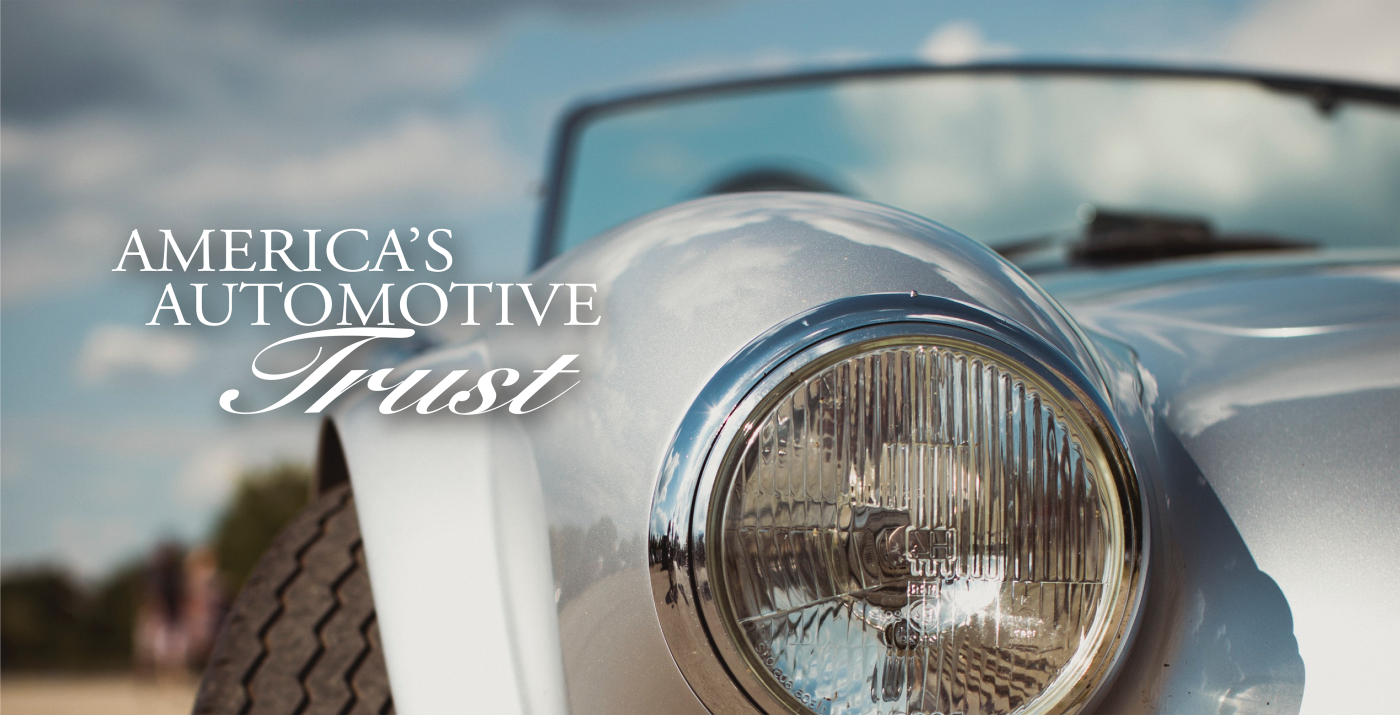 America's Automotive Trust logo with car background